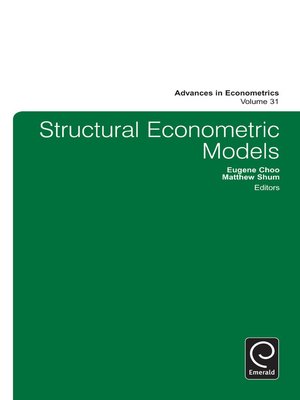 cover image of Advances in Econometrics, Volume 31
